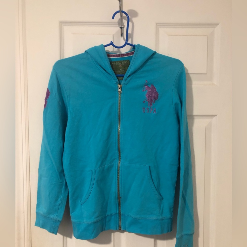 U.S. POLO ASSN. GIRL’S COTTON HOODIE(Size XL)